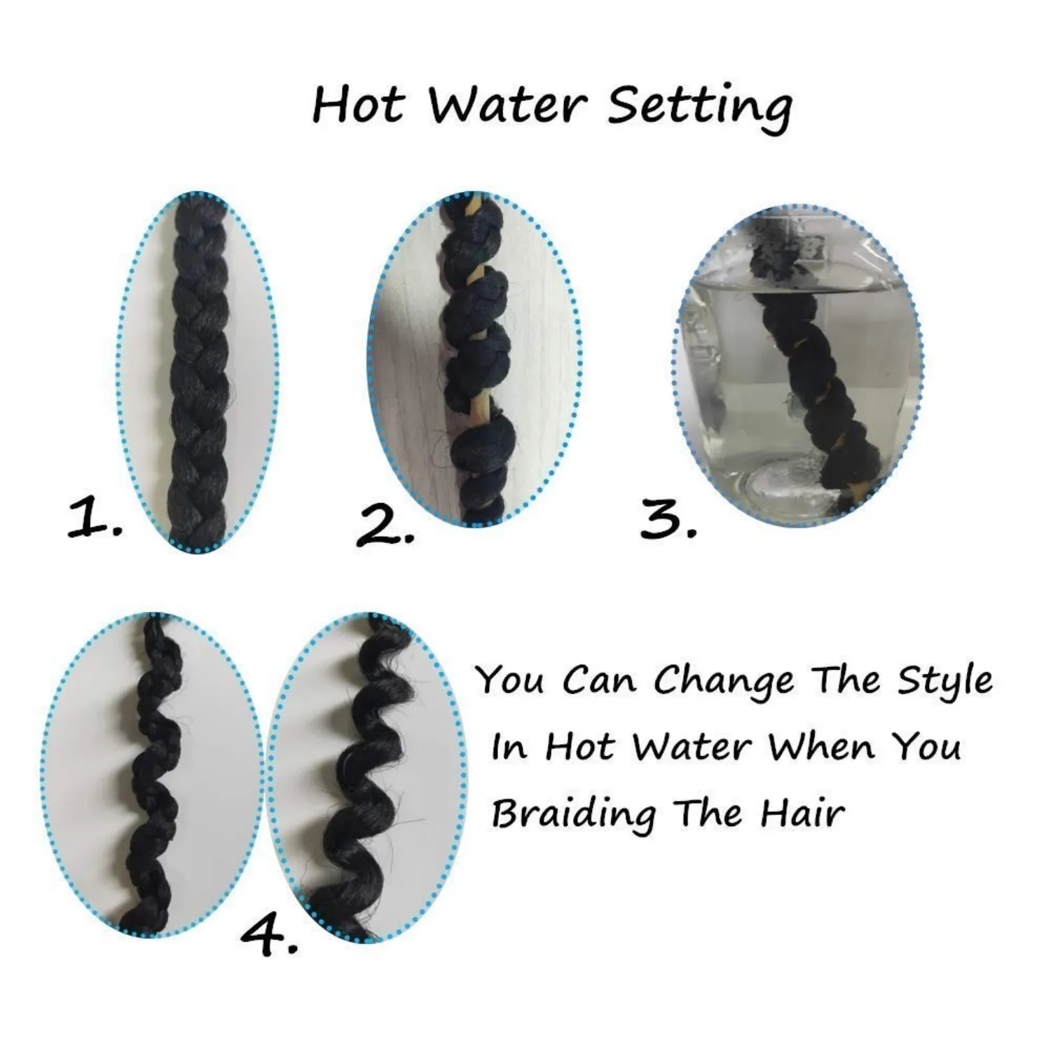 100% Brazilian Wool Hair Acrylic Yarn for African Braids/Senegalese Twist/Faux Locs/Wraps with Crochet Hook Synthetic Fiber Hair 4