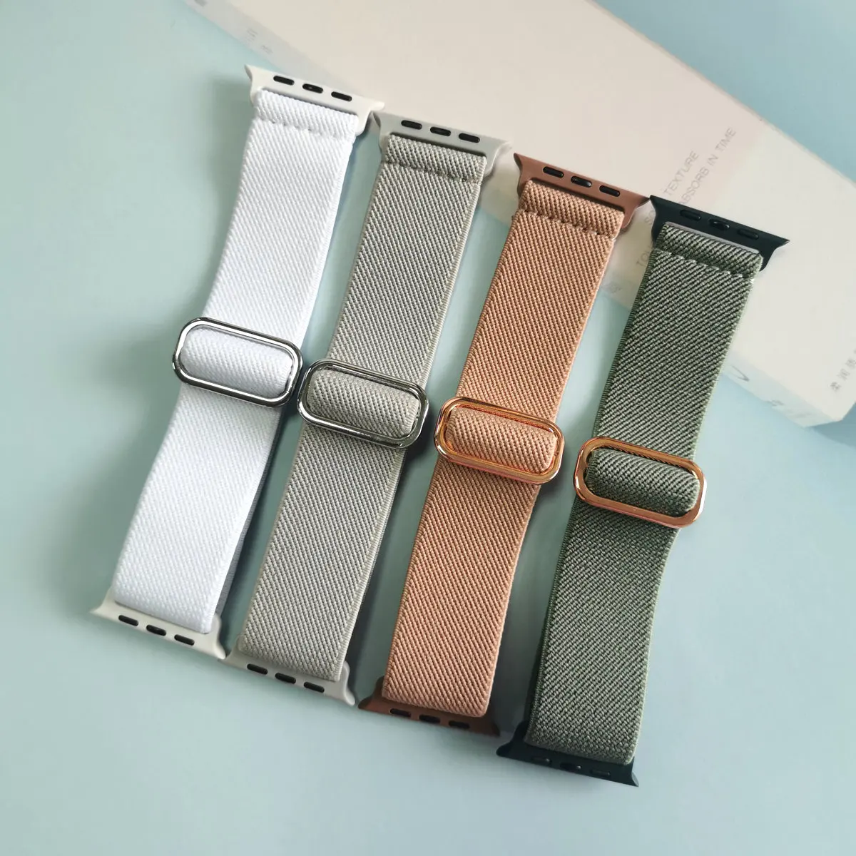 รูปสินค้า สายรัดยืดหยุ่นสำหรับ Apple Watch ขนาด 38-49 มม.