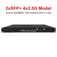 1U Rack Firewall Network 4x i226-V 2.5G+ 4x i226-V 2.5G Intel i3-N305 N100 DDR5 mSATA Soft Router Mini PC Nas Server 2