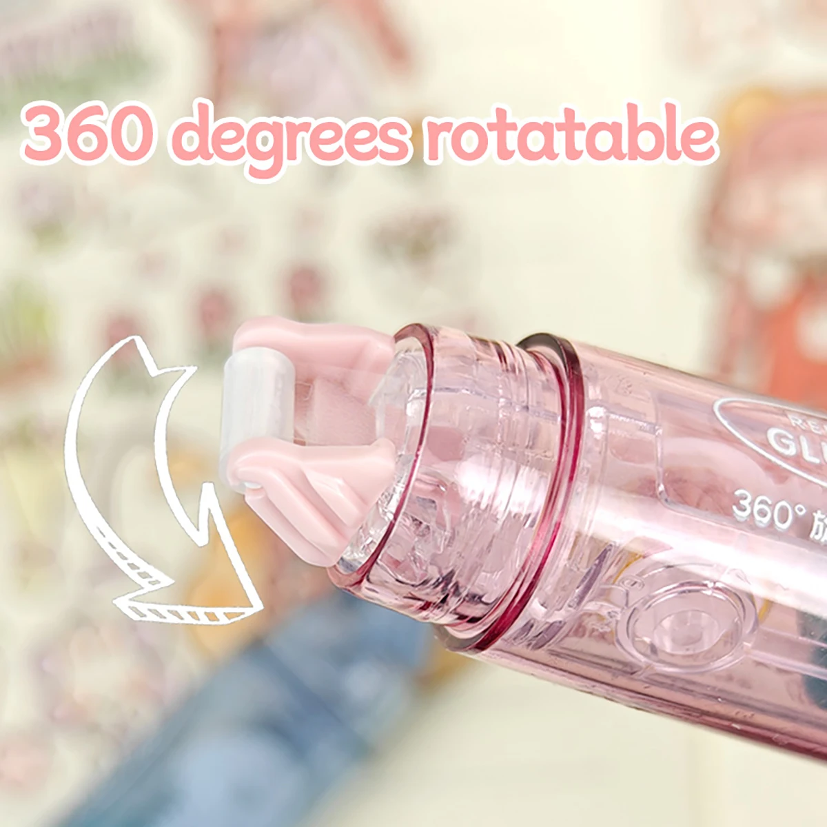 Dual-Sided Adhesive Roller Tape with Refill for Crafting and Office Use
