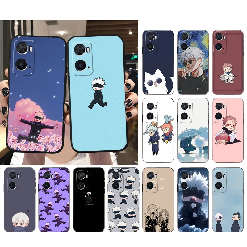 

Satoru Gojo Jujutsu Kaisen Case For OPPO Realme 10 Pro Plus GT 2 Pro X2 Pro XT C25S 8 7 6 Pro 6i GT Master C3 C21Y X3 SuperZoom
