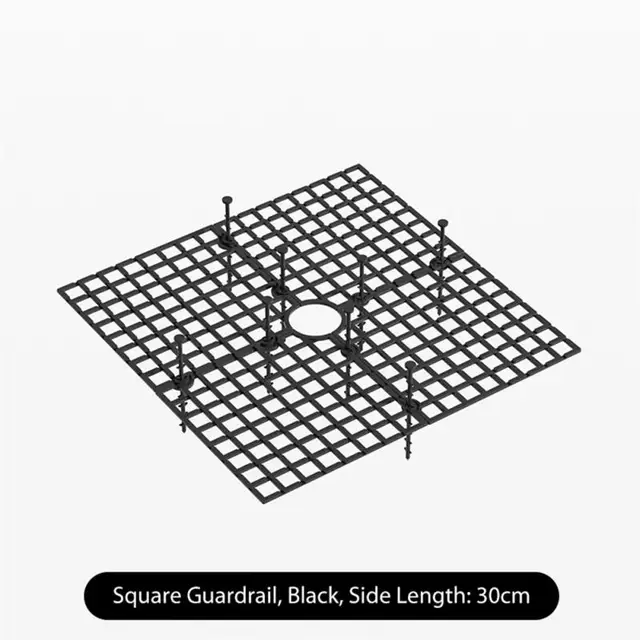 30cm black square