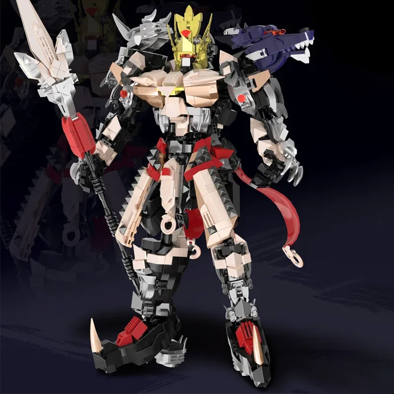 Building Blocks Creative God Of War Mecha Robot Bricks, Modello Di Blocchi Generali Cinesi Antichi, Città Fai Da Te Decorativo Ragazzo Giocattolo Rega
