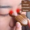 Masajeador facial de sándalo, masajeador facial para nariz y cara, herramienta para aliviar los ojos, masaje meridiano Facial de caracol, 1 ud. 1