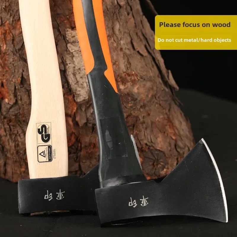 New Outdoor mountain axe, household logging axe, chopping wood and trees, multifunctional forging and hammering woodworking axe 4