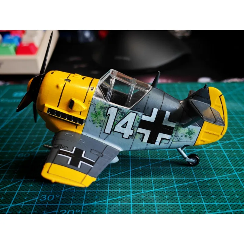 타이거 103 2차 세계대전 루프트바페 메서슈미트 Bf-109 귀여운 비행기 키트 시리즈/Q 버전 플라스틱 모델 키트