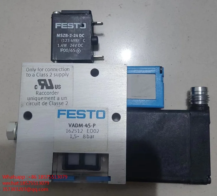 

Для вакуумного генератора FESTO X VADM-45-P 162512 новый оригинальный