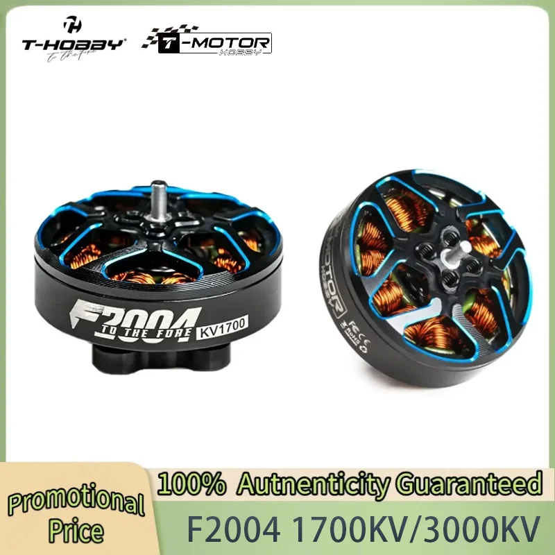 T Motor T Hobby F2004 1700KV 3000KV Brushless Motor 3-6S Long Shaft for 3-5 Inch FPV Racing Drone