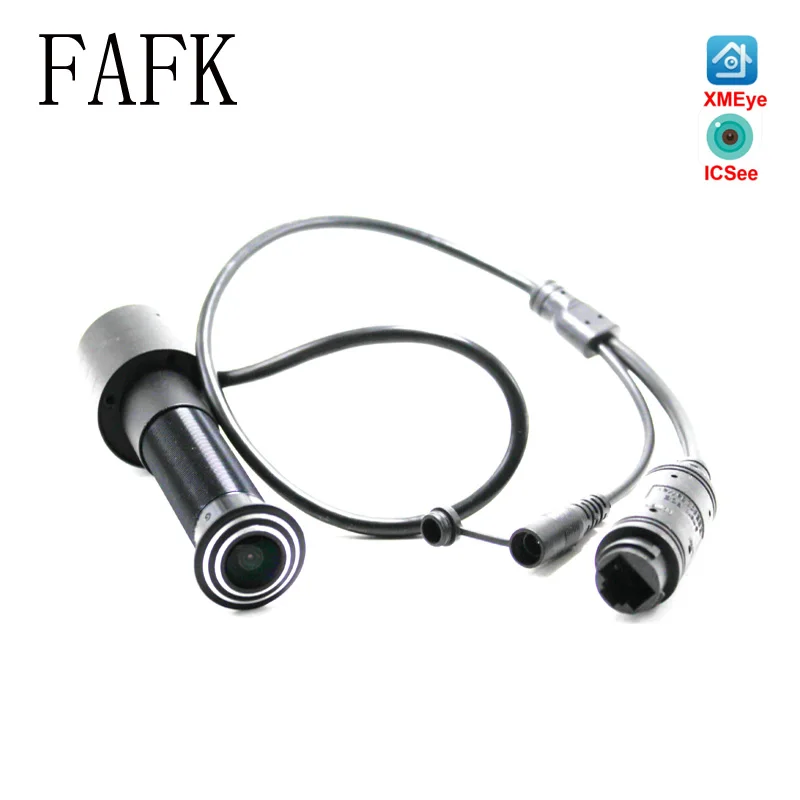 

XMEYE 1080P HD Door Eye Hole H.265 2.1mm Lens Wide Angle 178Degree CCTV Network Mini Peephole POE Door IP Camera P2P Onvif Audio