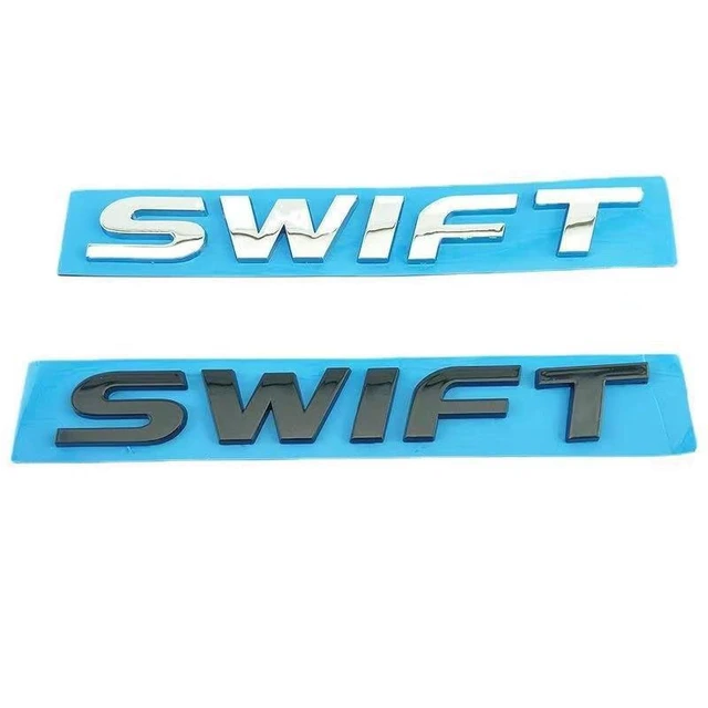 SWIFT letter emblem badge car stickers for Suzuki new old Swift rear trunk  decoration logo label