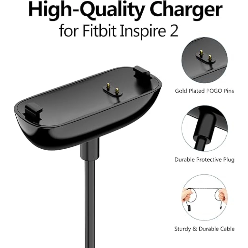 Fast USB Charger for Fitness Tracker – 3.3ft Replacement Charging Cable