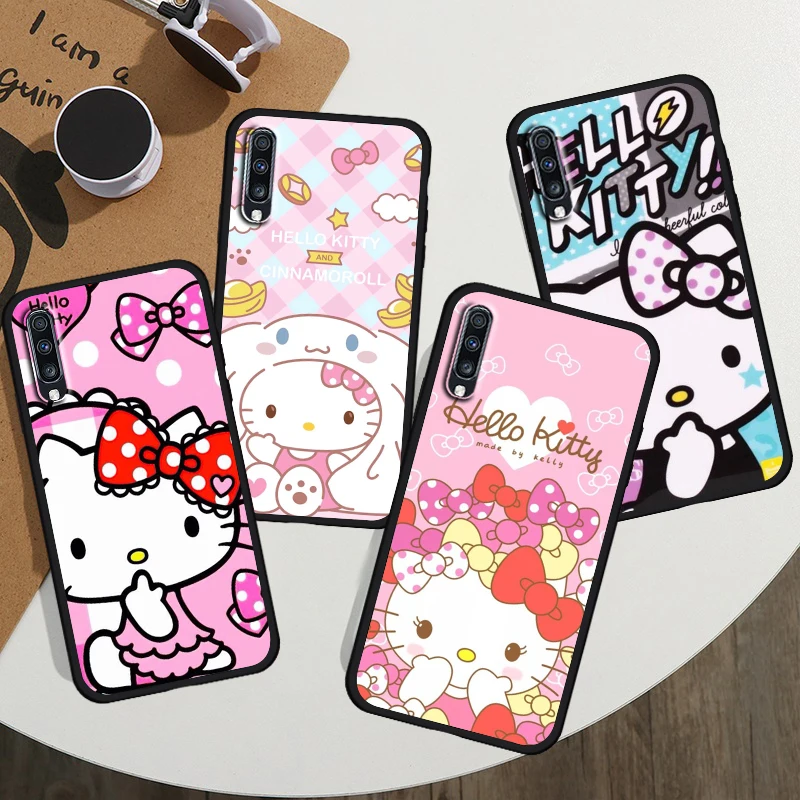 

Hellokitty Anime For Samsung Galaxy A90 A80 A70 A60 A50 A40 A30 A20 A10 A2 Core Silicone Soft TPU Black Phone Case Coque Capa