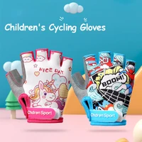 Gants d'été pour enfants, sport, vélo, garçon et fille, cyclisme, Anti-usure, entraînement de patinage à roulettes, gants de Protection pour exercices 1