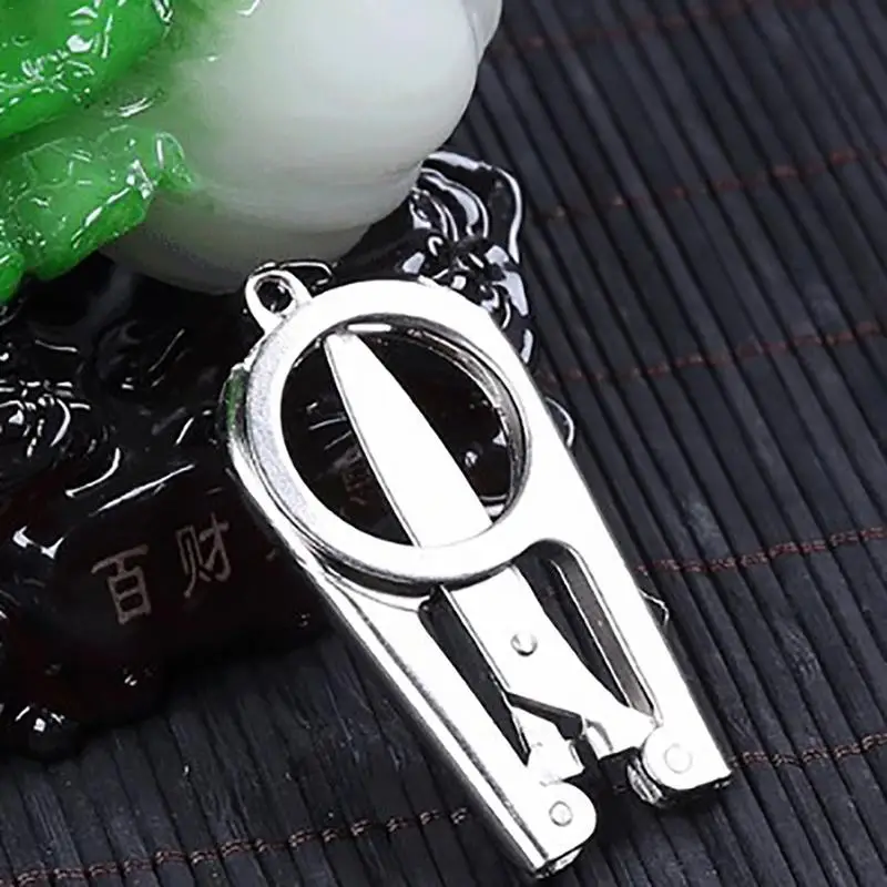 1pcs Stainless Steel Kitchen Small Knife Practical Portable Small Scissors Medium-Sized Travel Folding Scissors 3