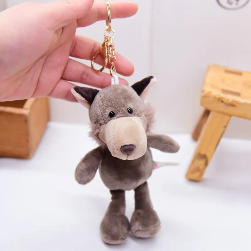 NICE Wolf Woody Pendant Bag Decoration Key Chain Germany Zoo