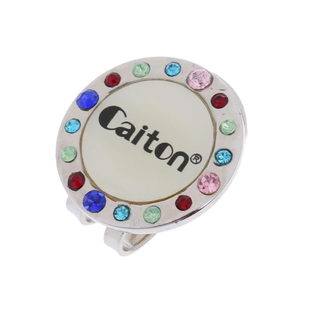 Alloy Golf Hat / Cap / Visor Clip with Golf Ball Marker Accessories