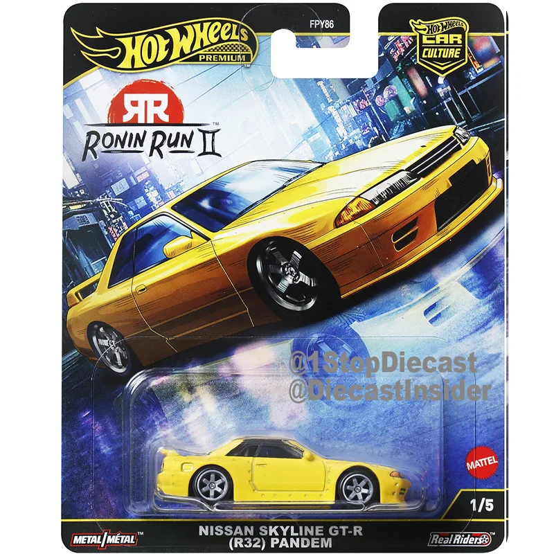 Genuine Hot Wheels Premium Car Culture Ronin Run 2 Boys Toys 1:64
