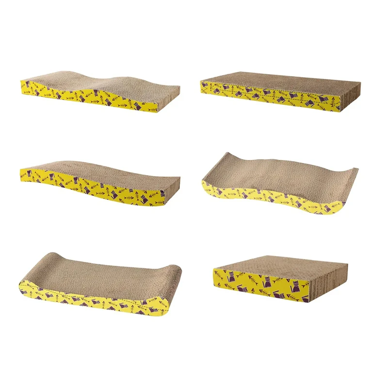 Cat scratch board M-Shape corrugated cardboard pad grinding nails interactive protecting furniture