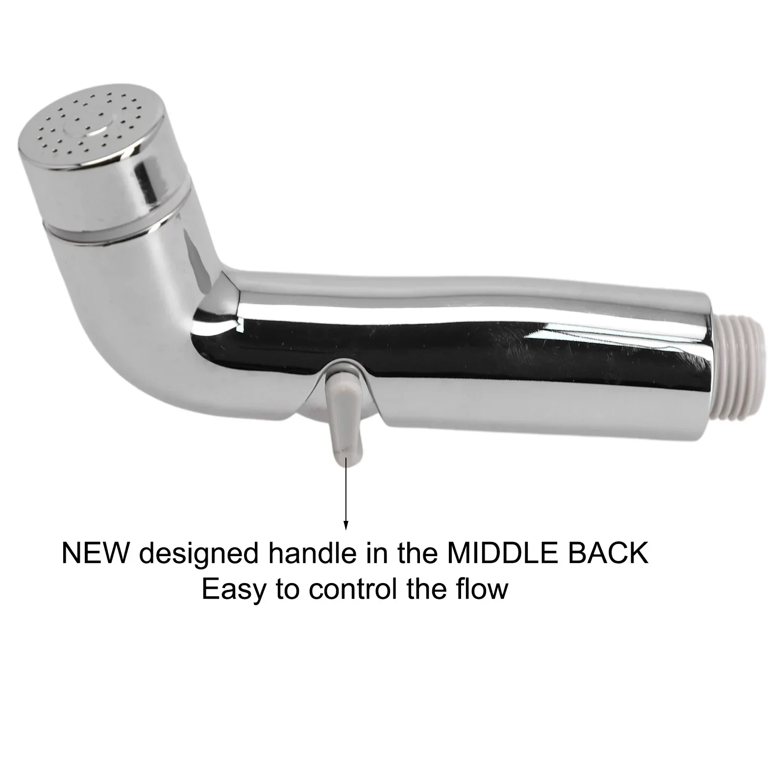 Bathroom Fixture Bidets Flow Adjustable Sprayer Health Faucet Hand Shower Easy Control ABS Water Save No Splash For Elders