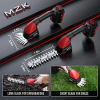 20V Cordless Hedge Trimmer,Handheld Grass Cutter, Hedge Shear for Garden, Lawn(2.0Ah Battery and Charger Included) 2