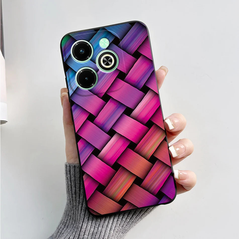 Fashionable Marble Black Silicone Soft Phone Case – Stylish Protective Back Cover s