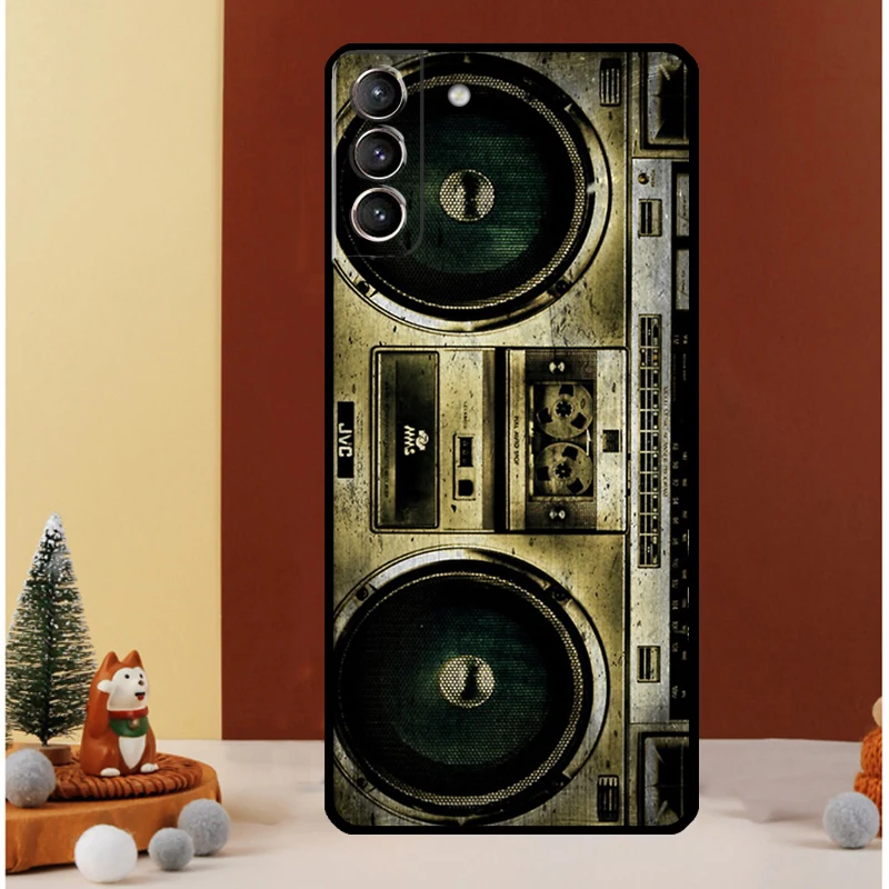 Vintage 80s Boombox Design Phone Case Cover