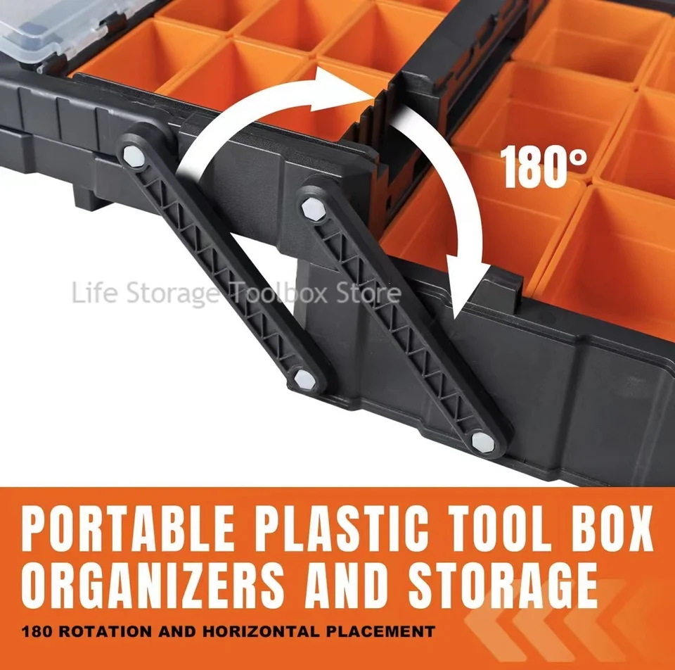 Hardware Tool Box Multi-grid Parts Tool Storage Box Screw Hardware Tool Box Multi-grid Parts Tool Storage Box Screw