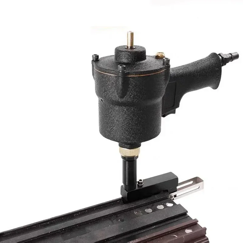 8KGF Industrial Pneumatic Punch Gun Metal Iron Plate Round Hole Punching Stainless Steel Advertising Word Air Puncher 3.2-8MM 5