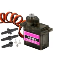 1/2/4pcs MG90S Micro Servo Motor Metal Gear Analog RC Servomotor 180 360 For Car Arduino Robot Helicopter Aircraft Toys 2