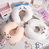 Comfortable Memory Foam U-shaped Neck Pillow Kawaii Travel Pillow Chiikawa USAGI Hachiware Nap Pillow Gifts Japanese Style 5