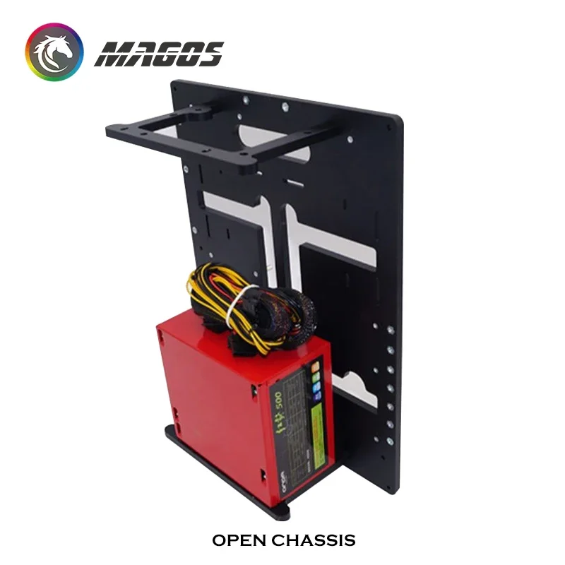 Open Type Aluminum Alloy PC Case ATX Chassis MOD M-ATX Computer Cabinet Desktop,Easy Mounting Black/Silver