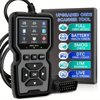 OBD2 Scanner: Professional Engine Code Reader with Reset & Live Data