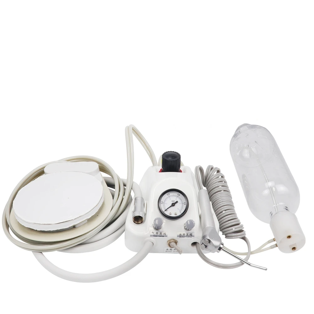 JUMTOP Portable Dental Chair Unit Turbine Machine with Water Bottle