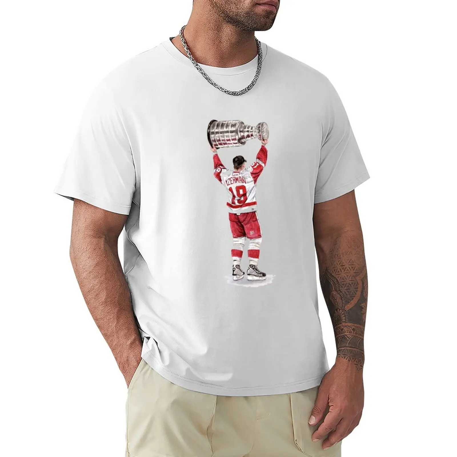 

Steve Yzerman T-Shirt aesthetic clothes hippie clothes quick-drying heavyweights big and tall t shirts for men