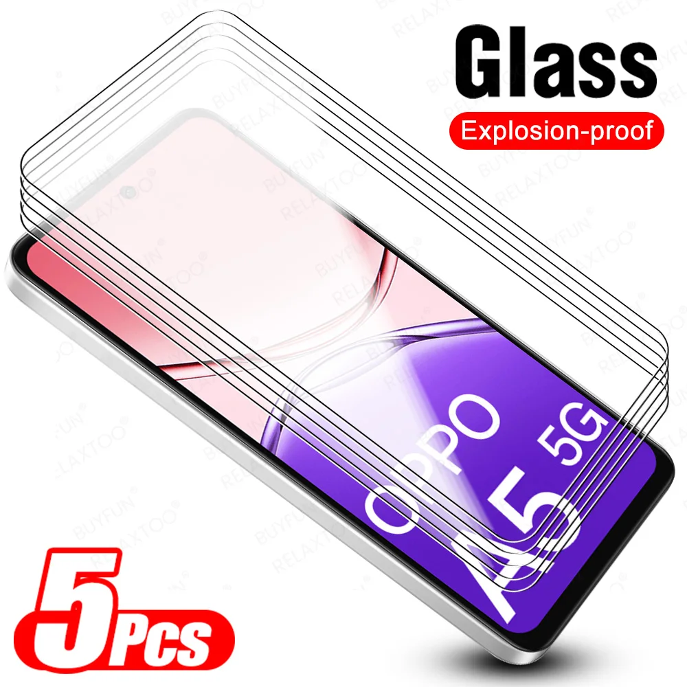 Premium 5-Pack Tempered Glass HD Screen Protector with Full Glue Attachment