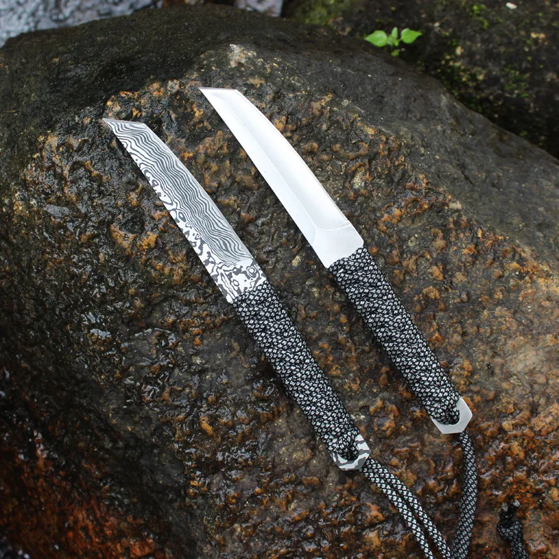 Outdoor Tactical Fixed blade Knife Camping Fishing Hunting Straight