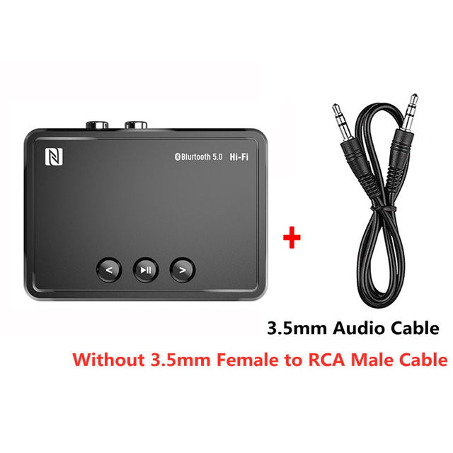 5.0 Receiver APP and IR Control AUX 3.5mm U Disk Stereo NFC Wireless Adapter For Wired Speaker Car Audio Transmitter