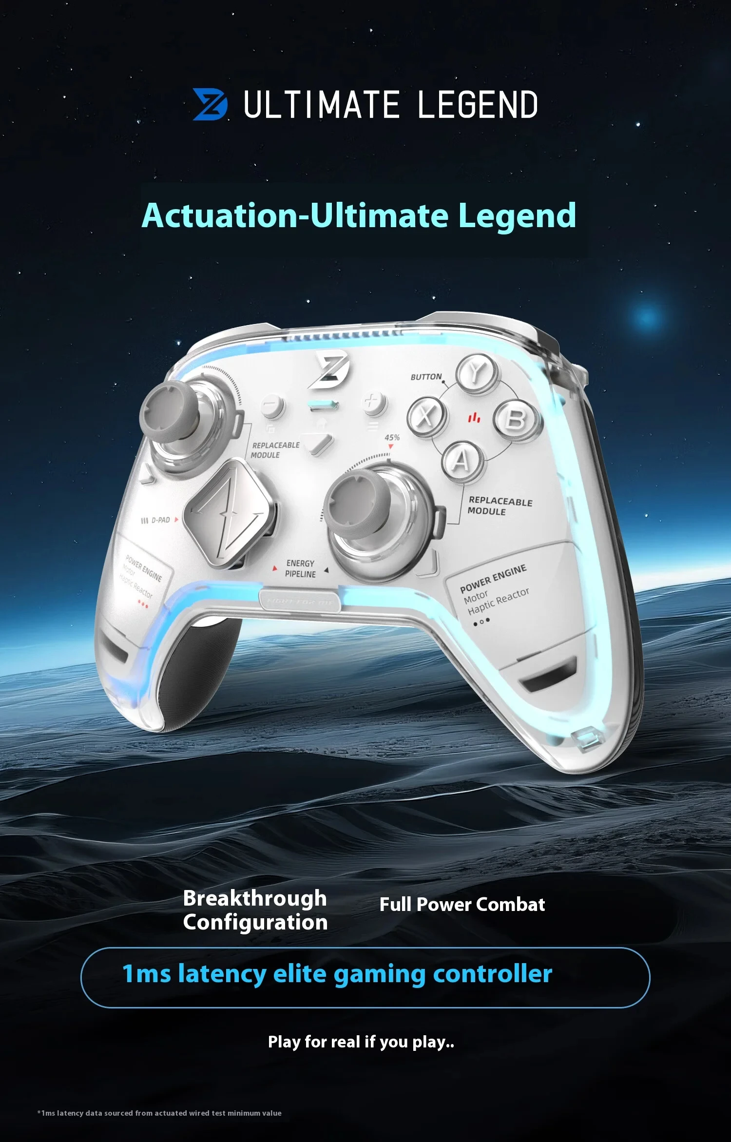 Zd Ultimate Legend Game Controller Elite Modular Sensory Rgb