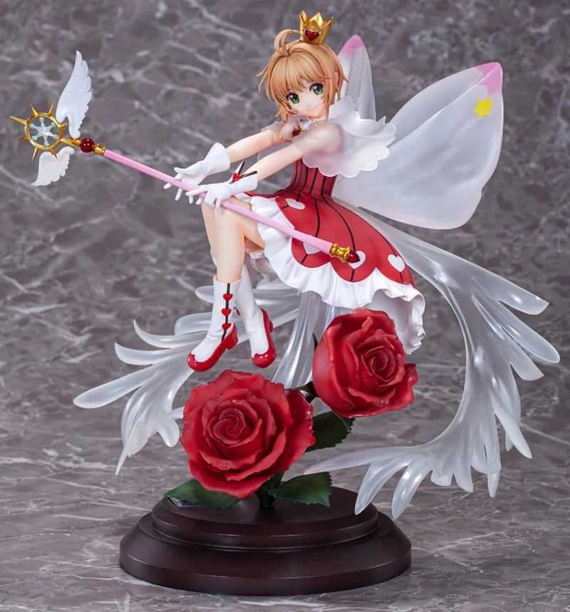 

100% оригинальная модель аниме Cardcaptor Сакура КИНОМОТО Сакура настольное украшение ПВХ Модель мультяшная Игрушка Аниме подарок на день рождения