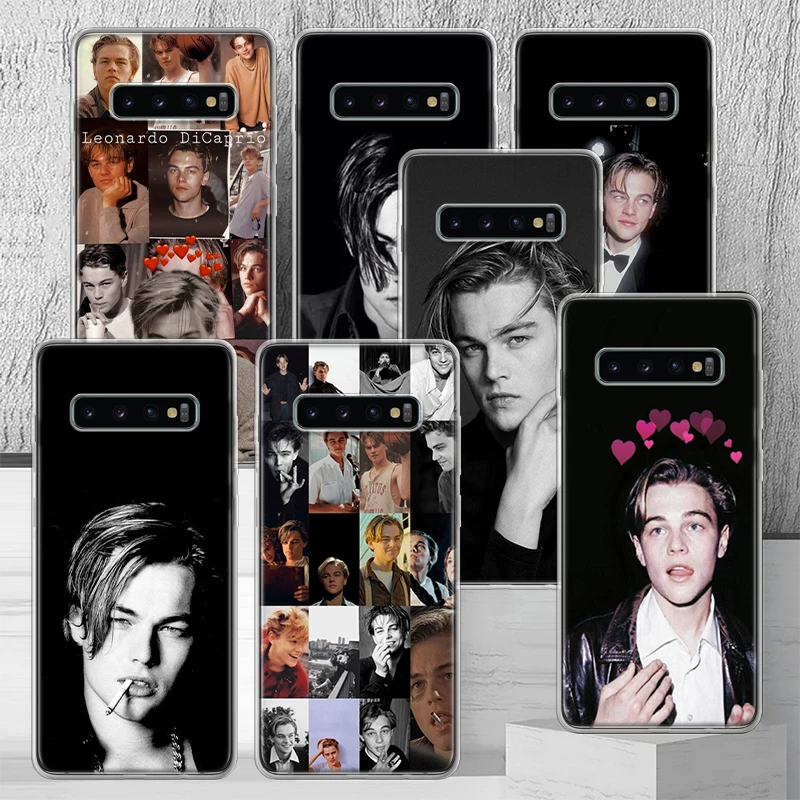 Leonardo Dicaprio Young Phone Case Shell Per Samsung Galaxy S24 S23 S22 Ultra S21 Plus S20 Fe S10 S10E S9 S8 + Cover Capa Funda