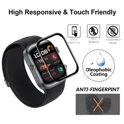 Premium 3D Curved Screen Protector for Smartwatches - Soft Film Protective Cover (2 pieces)