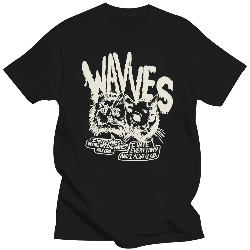 

Summer Novelty Cartoon T Shirt MenGraphic Crew Neck Short Sleeve Wavves T Shirts