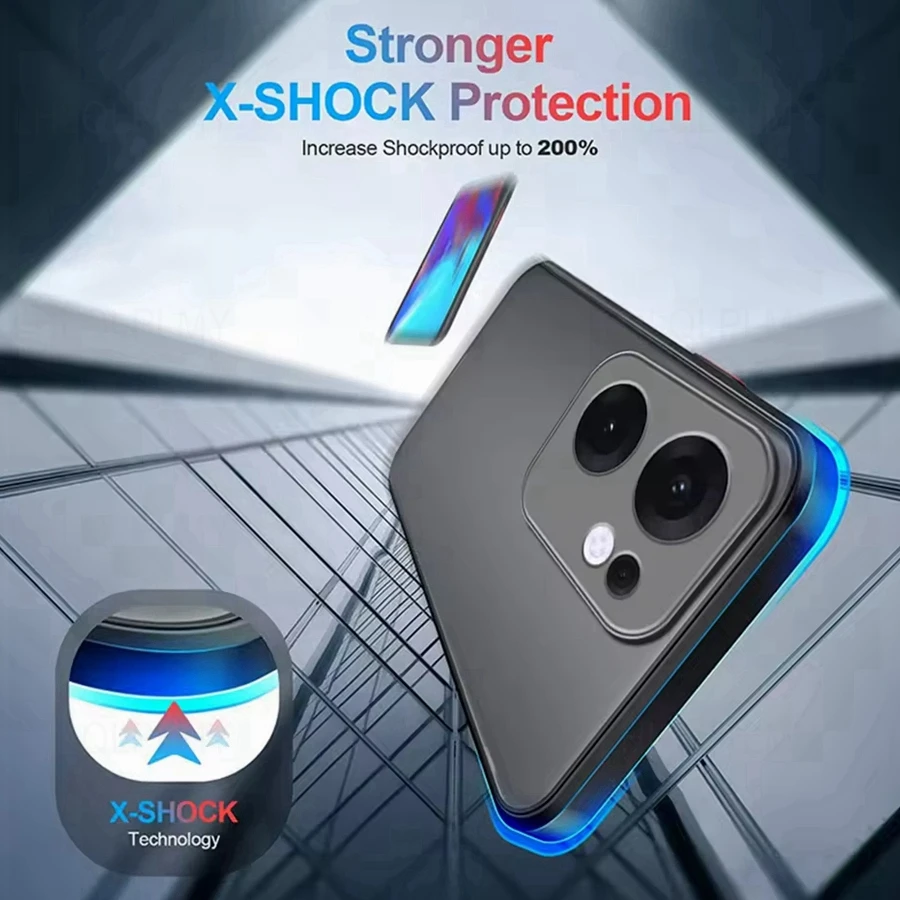 Luxury Shockproof Matte Silicone Armor Bumper Case