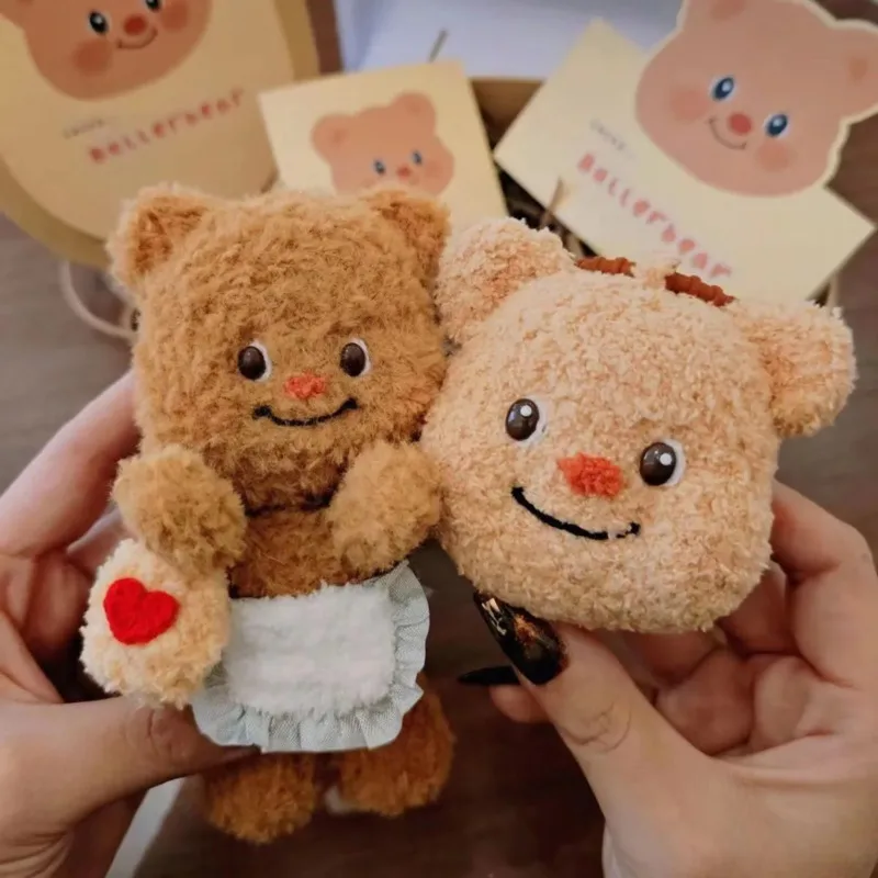

Cute Butterbear Plush Pendants Bag Pendant Handmade Woven Plush Toy Thai Butterbears Doll Keychain Peripheral Gifts