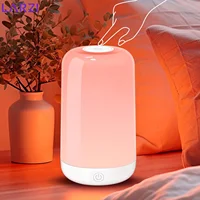 Smart Touch Bedside Table Lamp Dimmable RGB Bluetooth LED Night Light Rechargeable Kids Desk Lamp Camping Room Atmosphere Decor 1