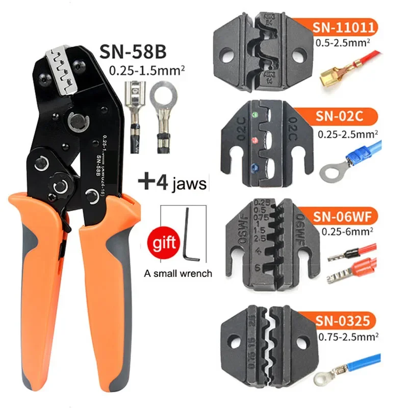 220v New New Multifunctional Crimping Pliers Interchangeable Die Cold Pressing P
