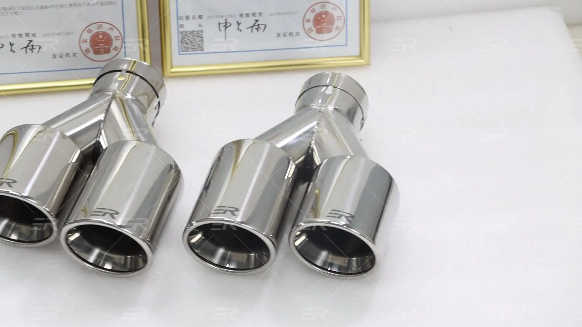 Double Dual Twin Exhaust Tip Trim Car End Pipe Tail | Ubuy
