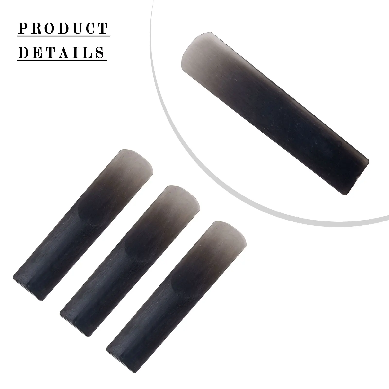 Saxophone Reeds Parts 3pcs Resin Plastic for Clarinet Soprano Alto Tenor