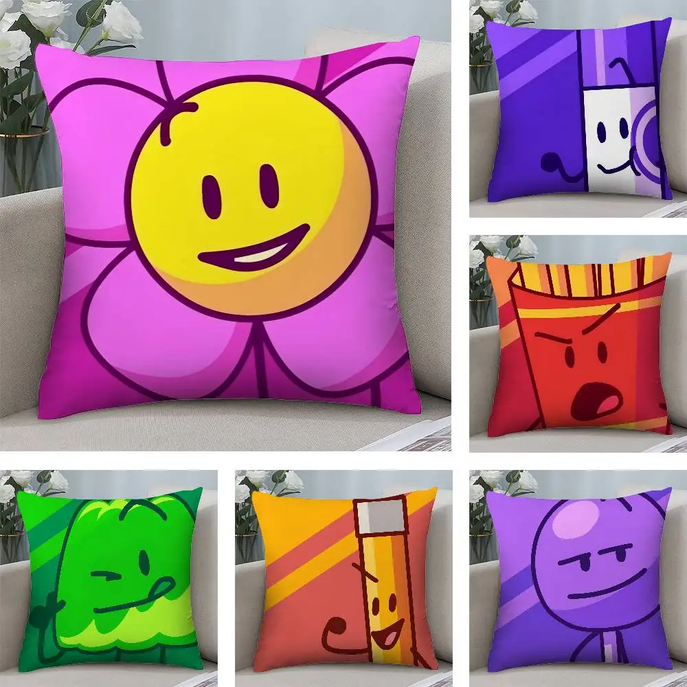 Battle Dream Island Plush Pillowcase - Soft Double-Sided Print Cushion Cover