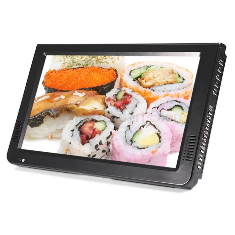10.1 Inch Movable Portable Digital TV Monitor Car Screen LED Domestic Outdoor Lightweight Slim Small Mini Manufacturer Battery